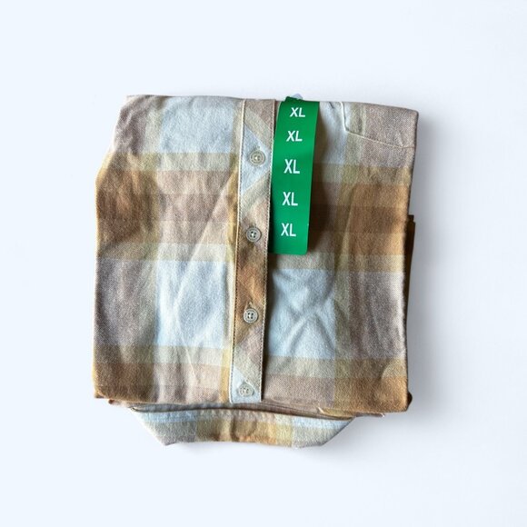 Weatherproof Vintage Women's Flannel Shirt Yellow size XL - Picture 6 of 9